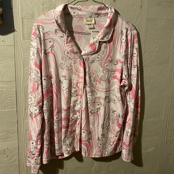 NWT Women’s Matching Pink Snoopy Pajama Set - Picture 1 of 12